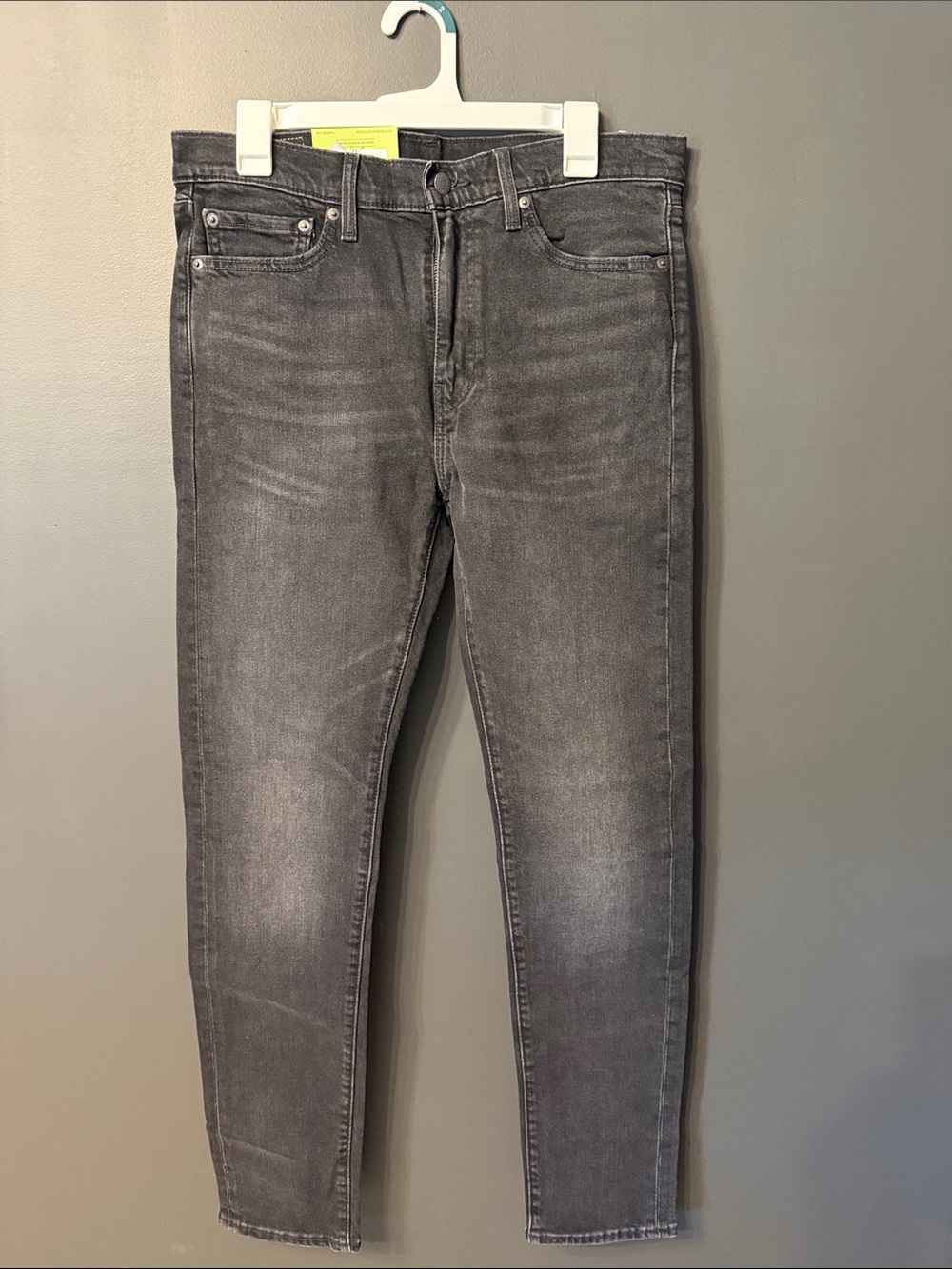 Levi’s 510 Skinny Jeans Men’s 32x34 Gray Black Flex NWT